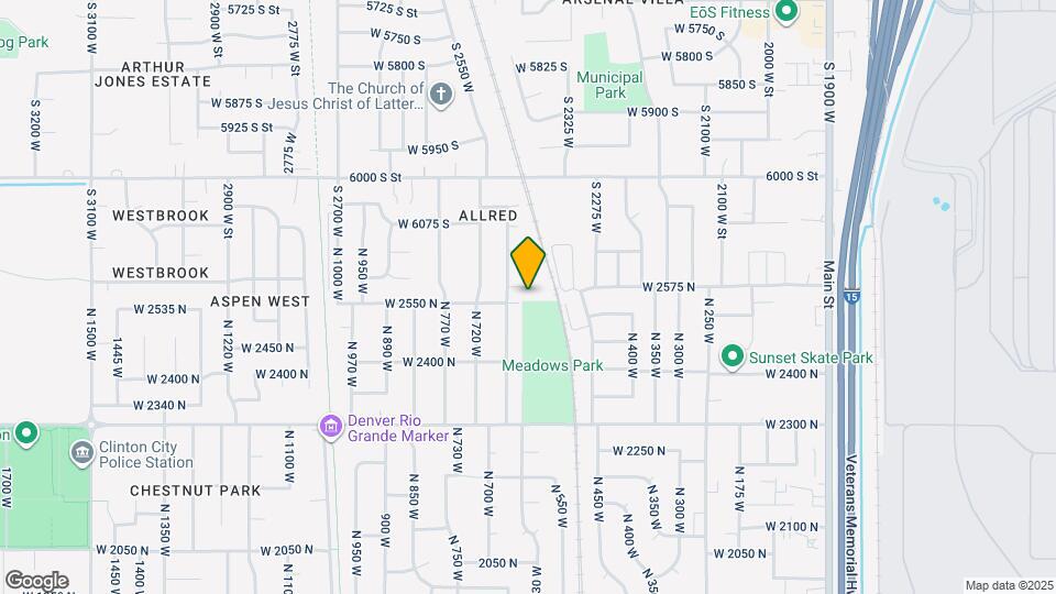 647 W 2575 N Map and Location Details