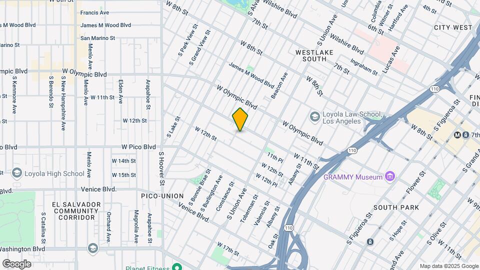 1665 W 11th Pl Mapa y Detalles de la Ubicación