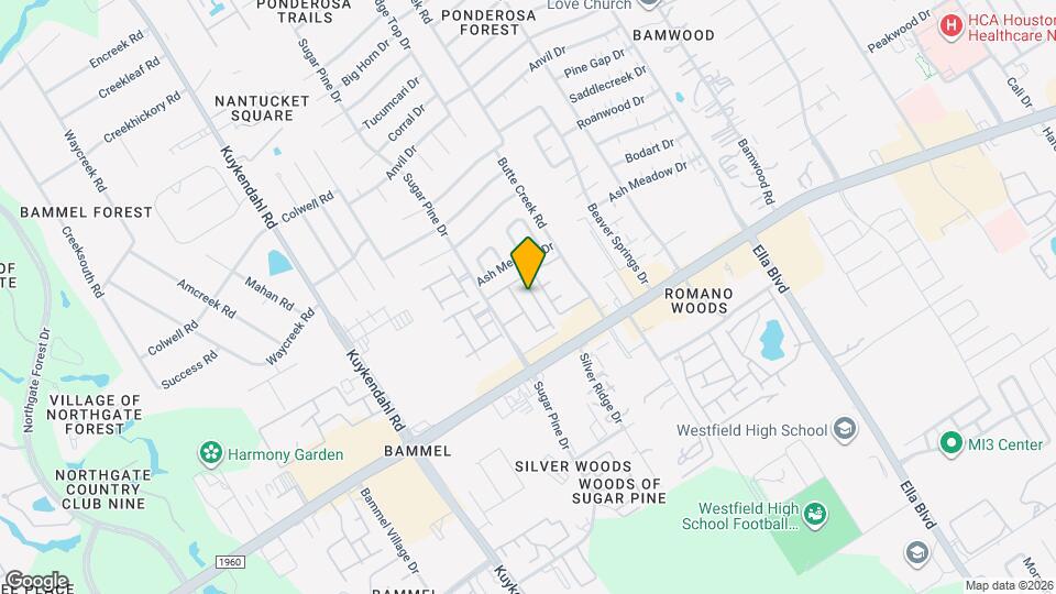 17115 Amarose Dr Mapa y Detalles de la Ubicación