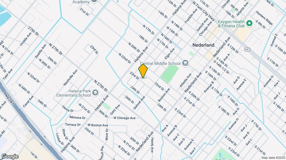 616 23rd St Map and Location Details