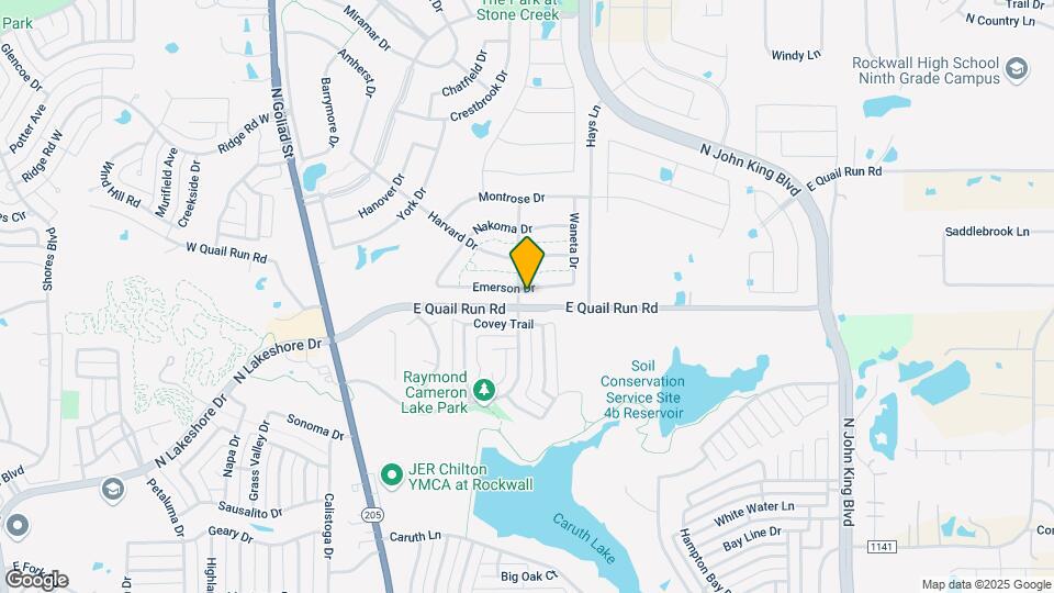 605 Emerson Dr Map and Location Details