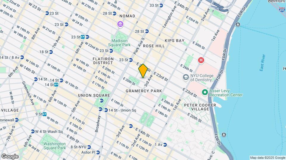39A Gramercy Park N Map and Location Details