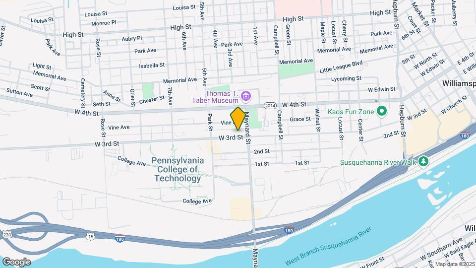 916 W 3rd St Mapa y Detalles de la Ubicación