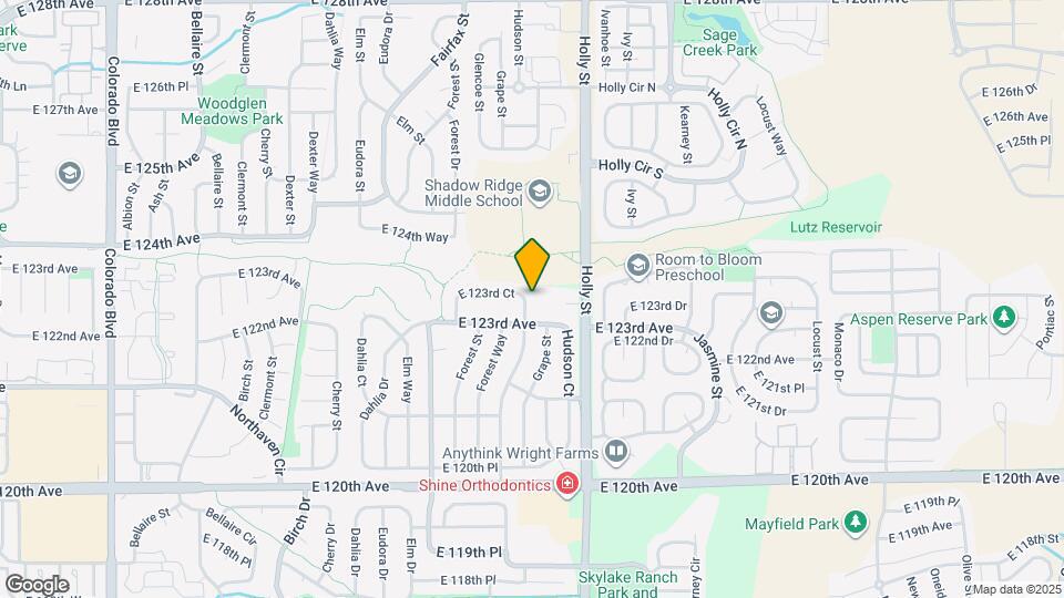 12344 Glencoe St Map and Location Details