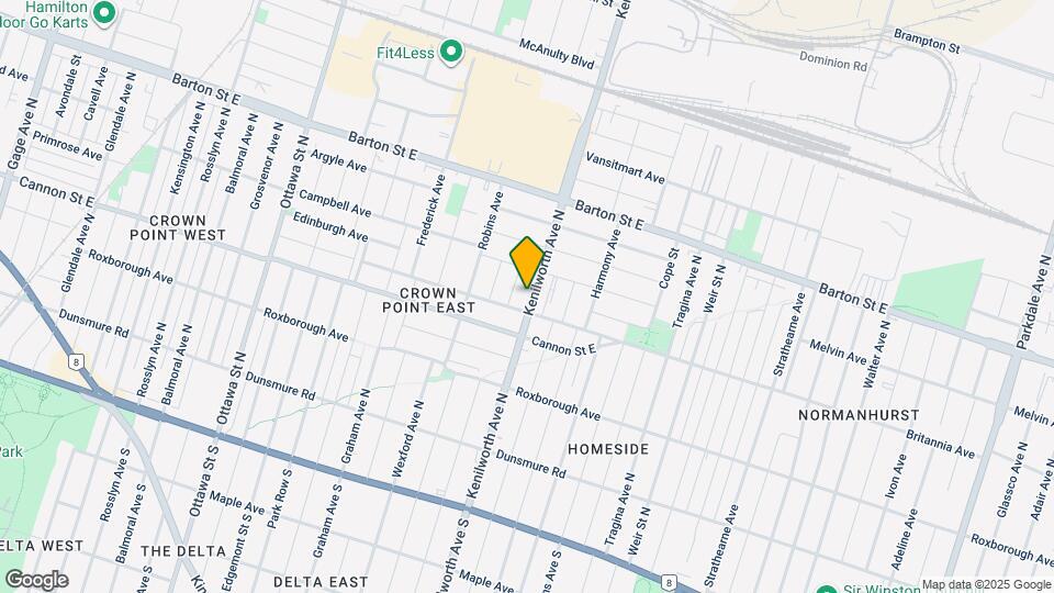205 Kenilworth Ave N Map and Location Details