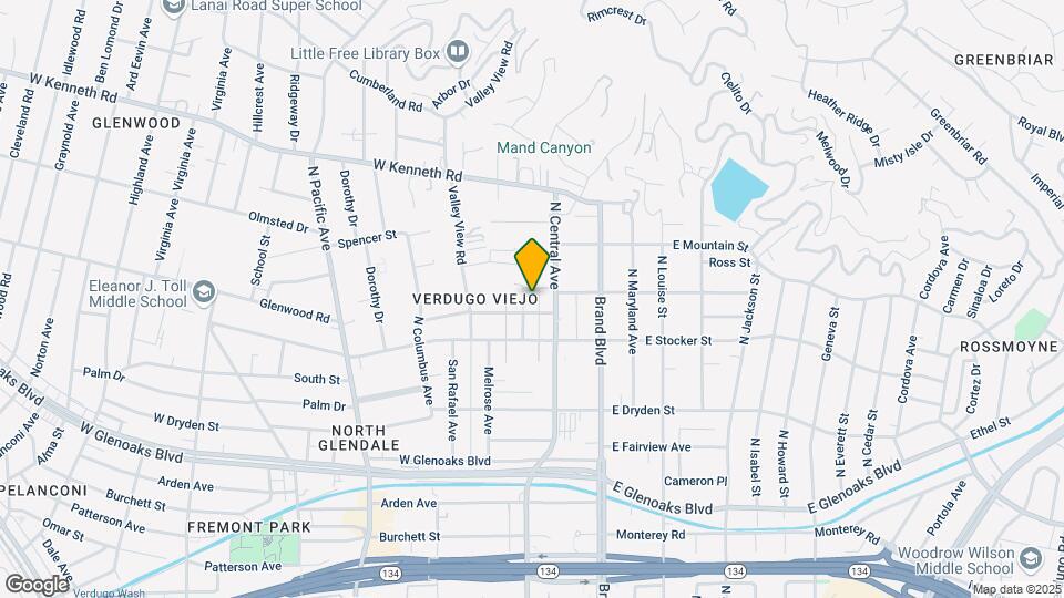 1234 Viola Ave Map and Location Details