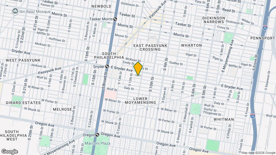 1117 Winton St Map and Location Details