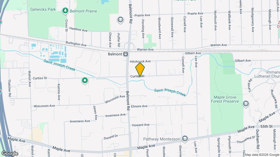 1953 Curtiss St Map and Location Details