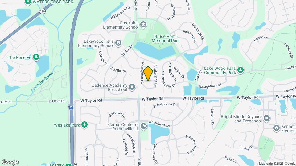 14204 S Lehigh Dr Map and Location Details