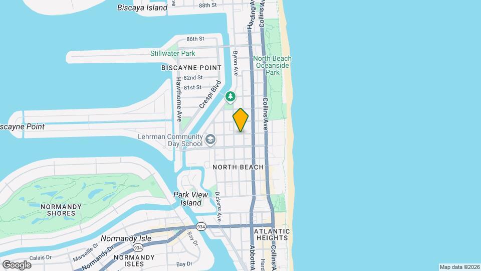 7740 Abbott Ave Map and Location Details