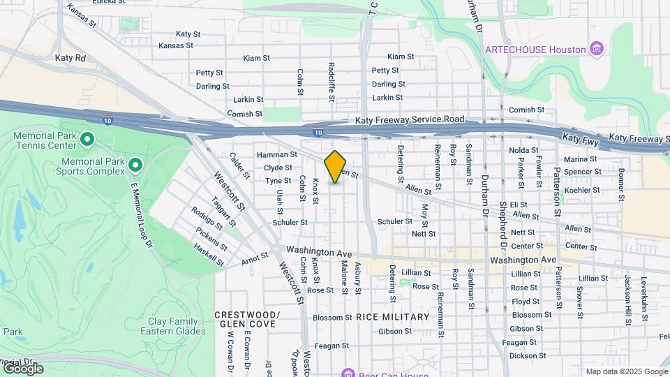 1504 Birdsall St Map and Location Details