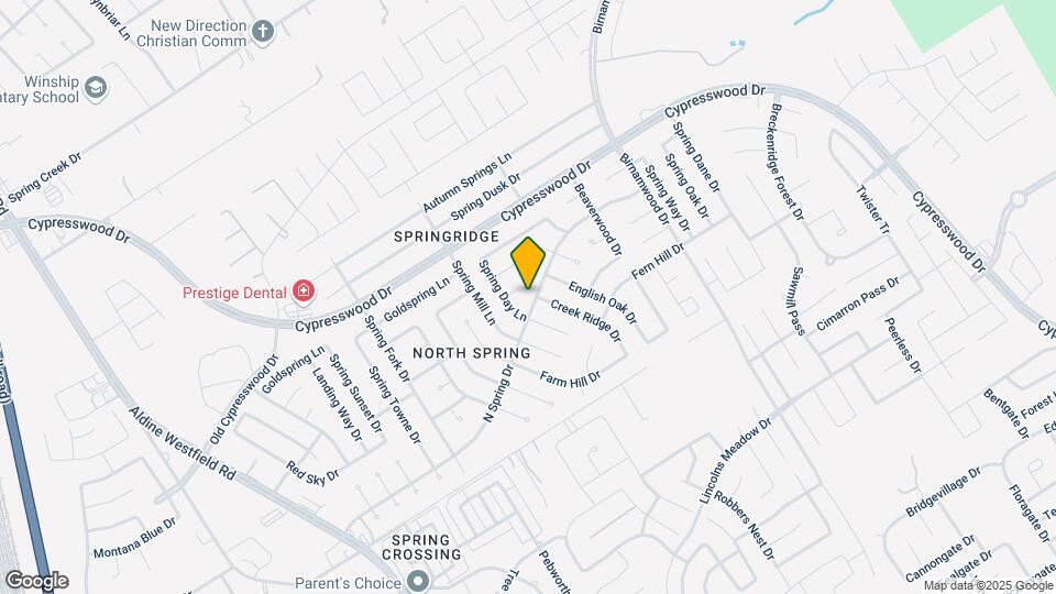2515 N Spring Dr Map and Location Details