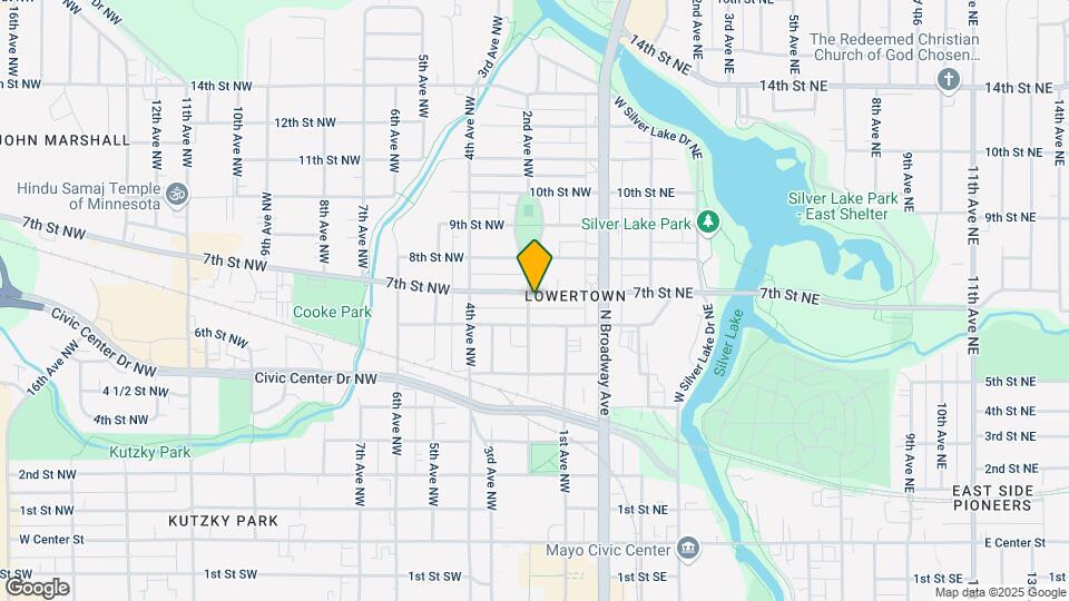 620 2nd Ave NW Map and Location Details