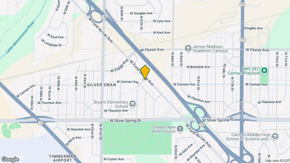 5830 N 87th St Map and Location Details