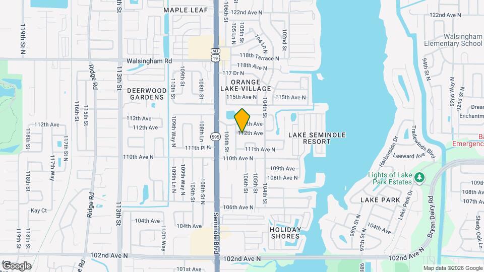 10548 112th Ave Map and Location Details