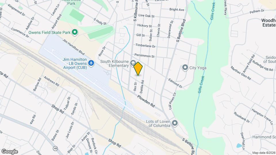 1458 Ilex St Map and Location Details