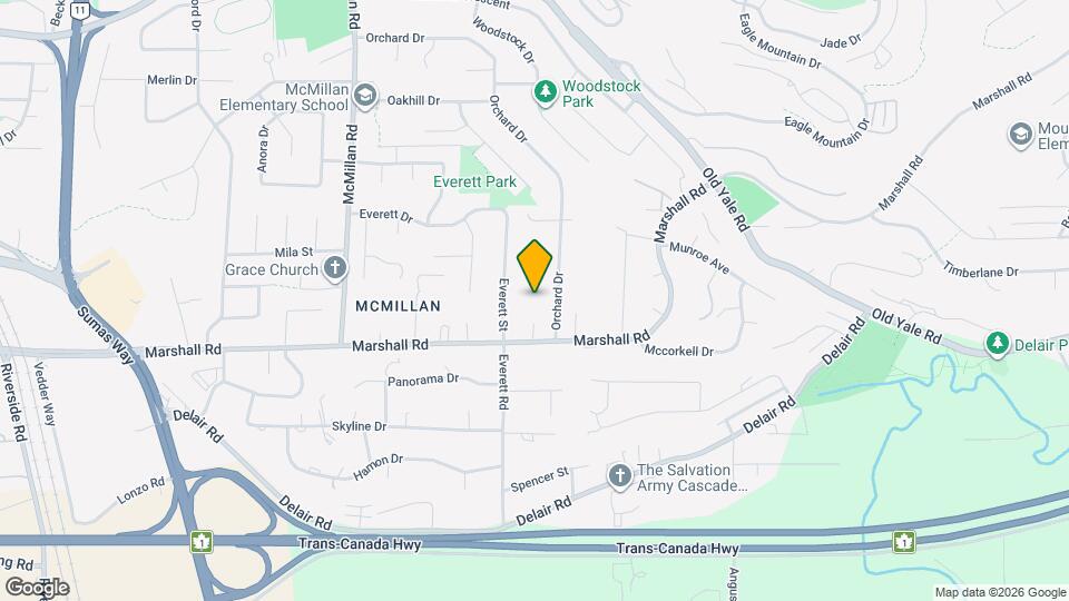 2081 Orchard Dr Map and Location Details