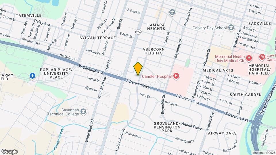 5221 Habersham St Map and Location Details