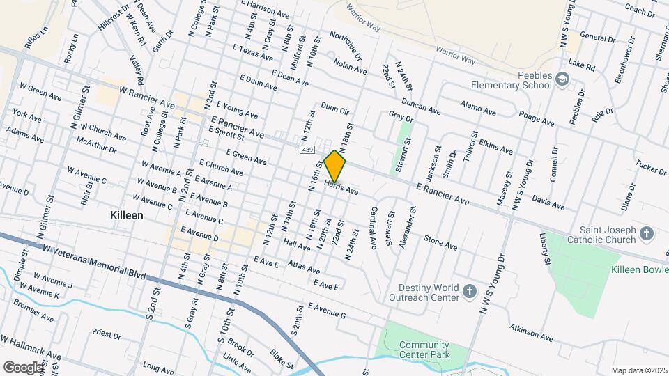 709 N 20th St-Unit -711 Map and Location Details