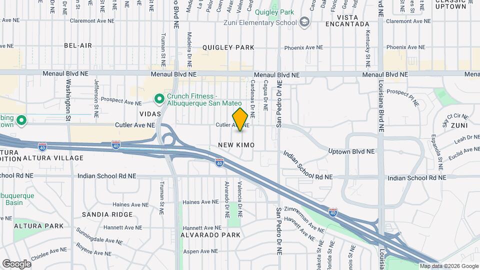 2341 Valencia Dr NE Map and Location Details