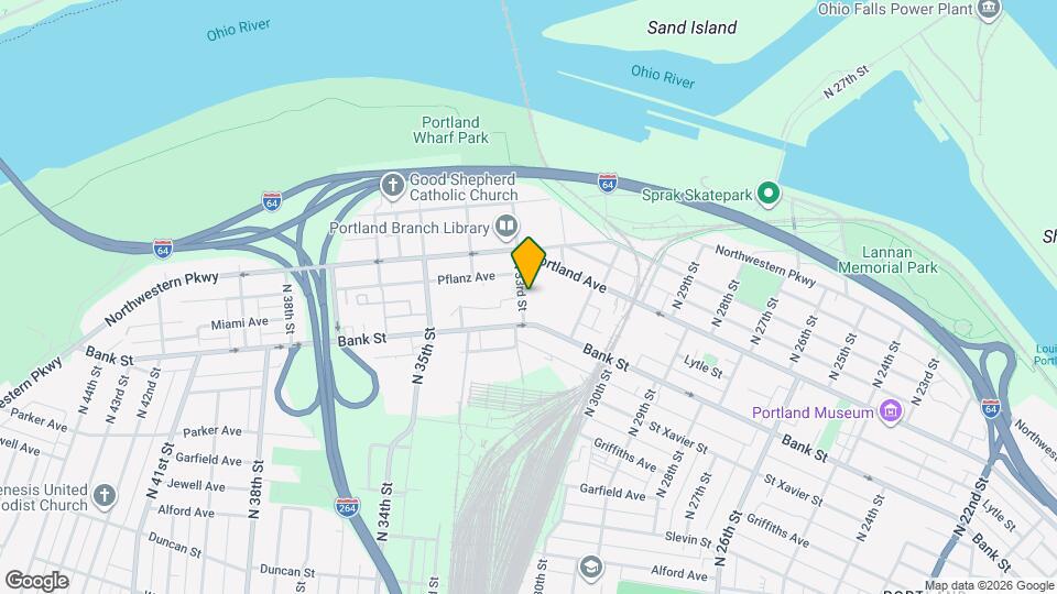 521 N 33rd St Map and Location Details