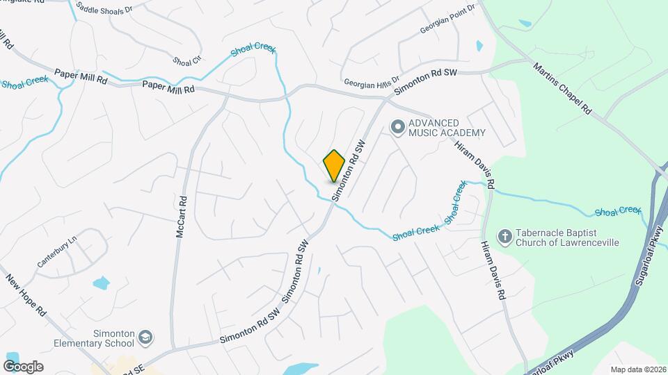 865 Simon Ive Dr Mapa y Detalles de la Ubicación