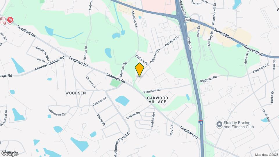 234 Chestnut Oak Ln Map and Location Details