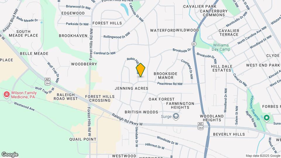 1100 Robin Hill Rd NW Mapa y Detalles de la Ubicación
