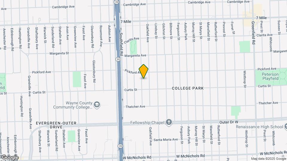 18262 Harlow St Map and Location Details