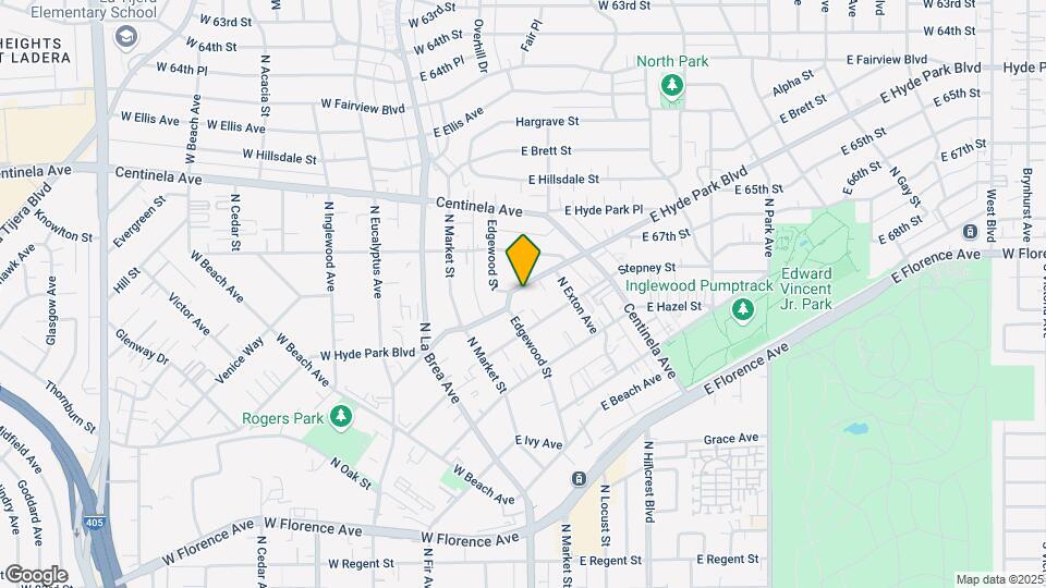 310 E Hyde Park Blvd Map and Location Details