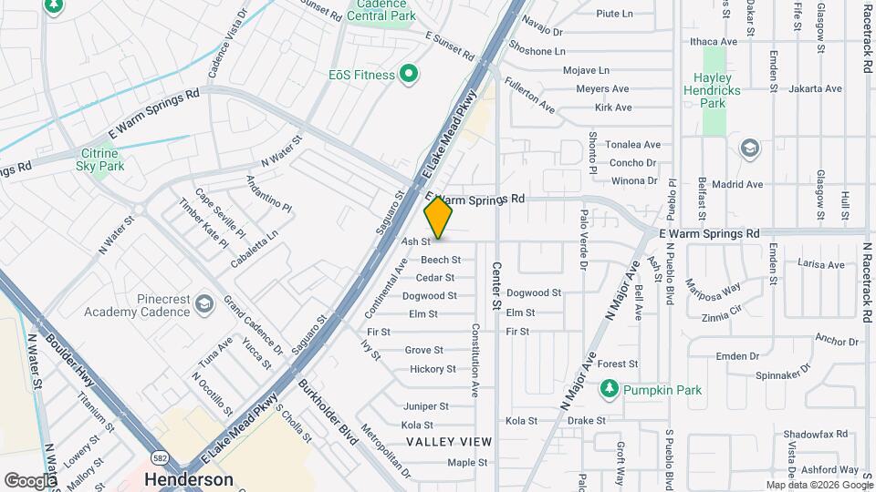 109 Ash St Map and Location Details