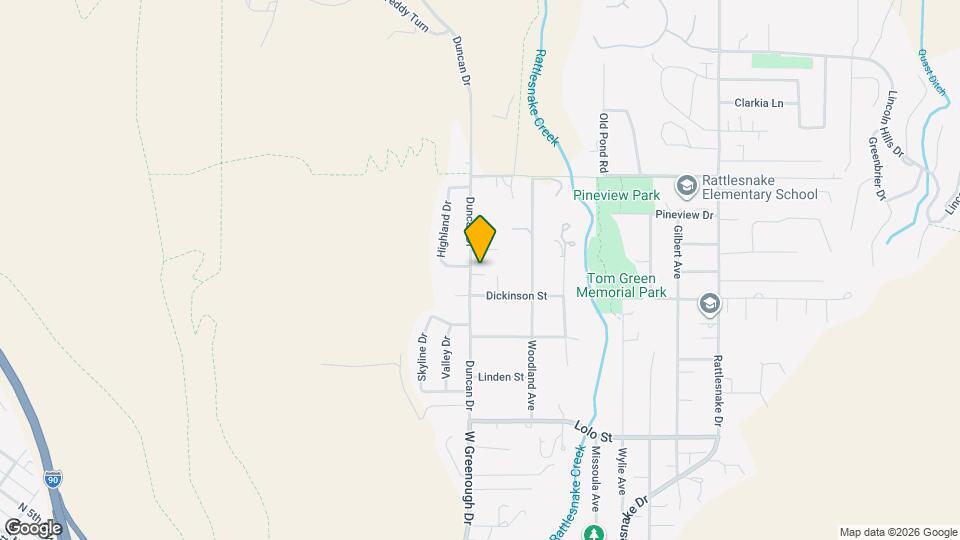 2622 Duncan Dr Map and Location Details
