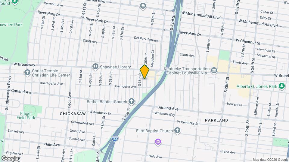 728 S 35th St Map and Location Details