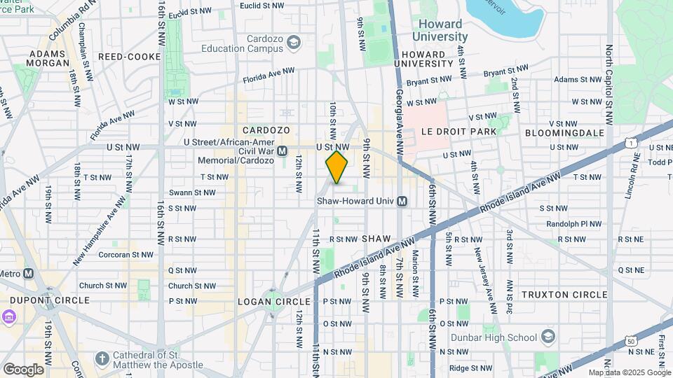 1819 10th St NW Map and Location Details