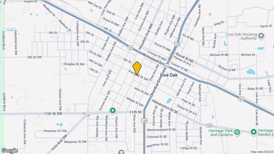 307 Parshley St SW Map and Location Details