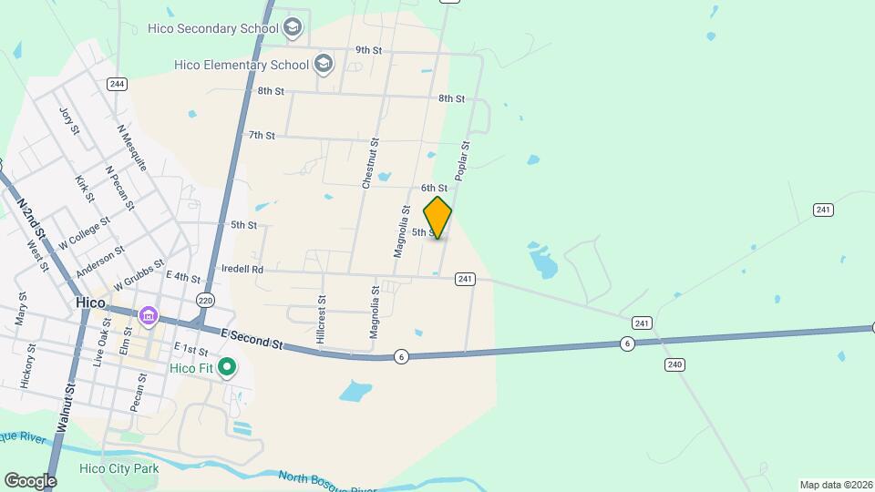 414 Poplar St Map and Location Details