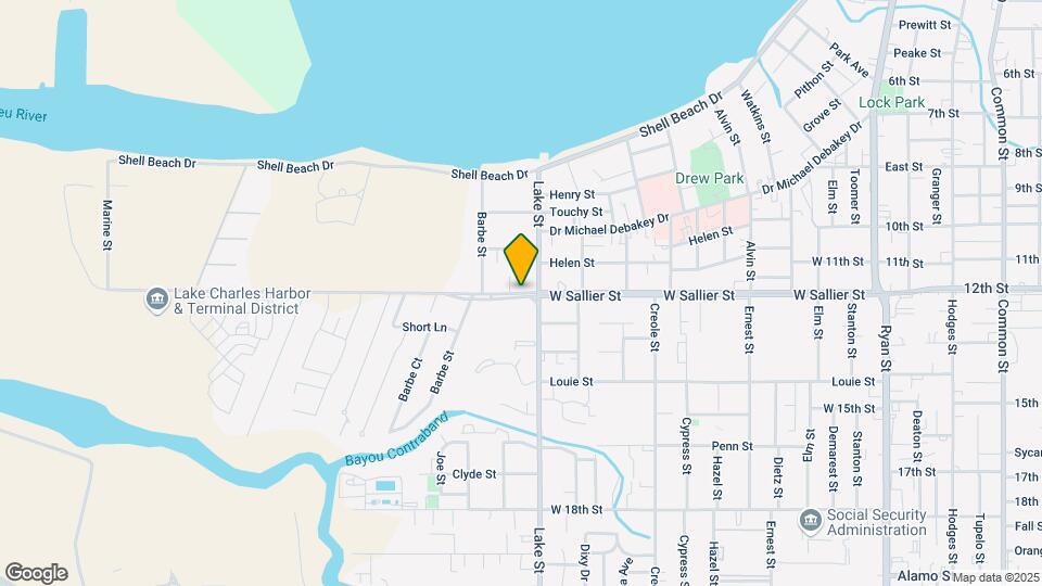 850 W Sallier St Map and Location Details