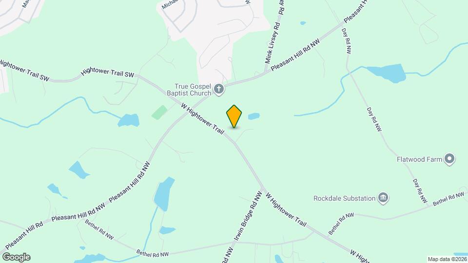 865 W Hightower Trail Map and Location Details