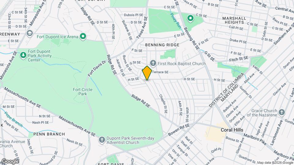 812 Burns St SE Map and Location Details