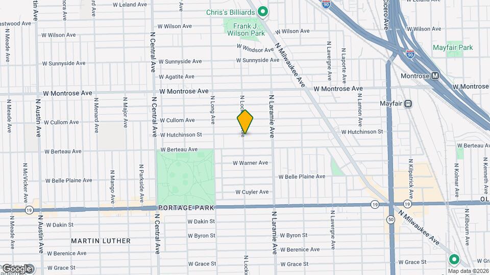 4219 N Lockwood Ave Map and Location Details