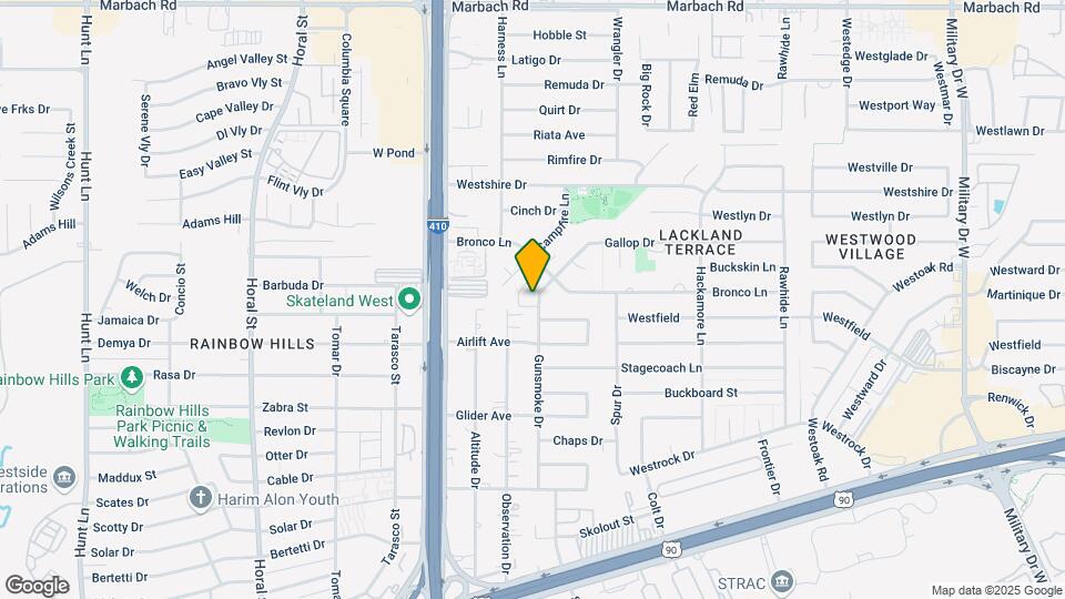 2307 Gunsmoke St Map and Location Details