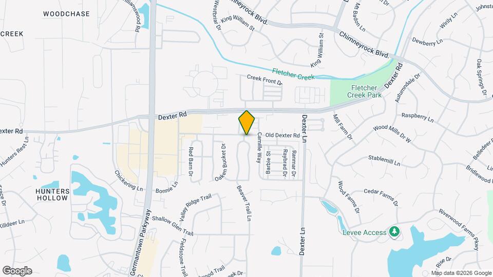 1706 Sorghum Mill Dr Map and Location Details