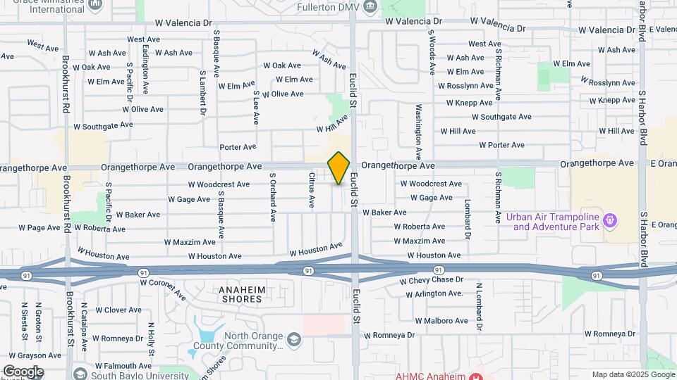 1324 S Orange Ave Map and Location Details