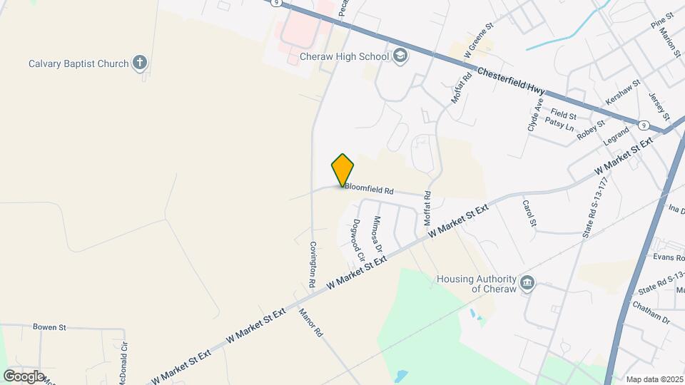 1723 Bloomfield Rd Map and Location Details