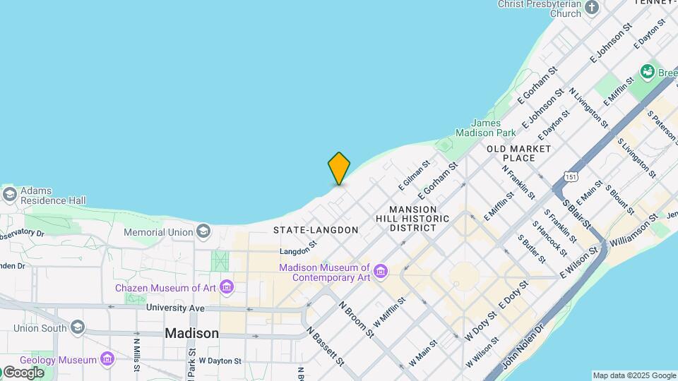 Mendota Lakeshore Apartments Map and Location Details