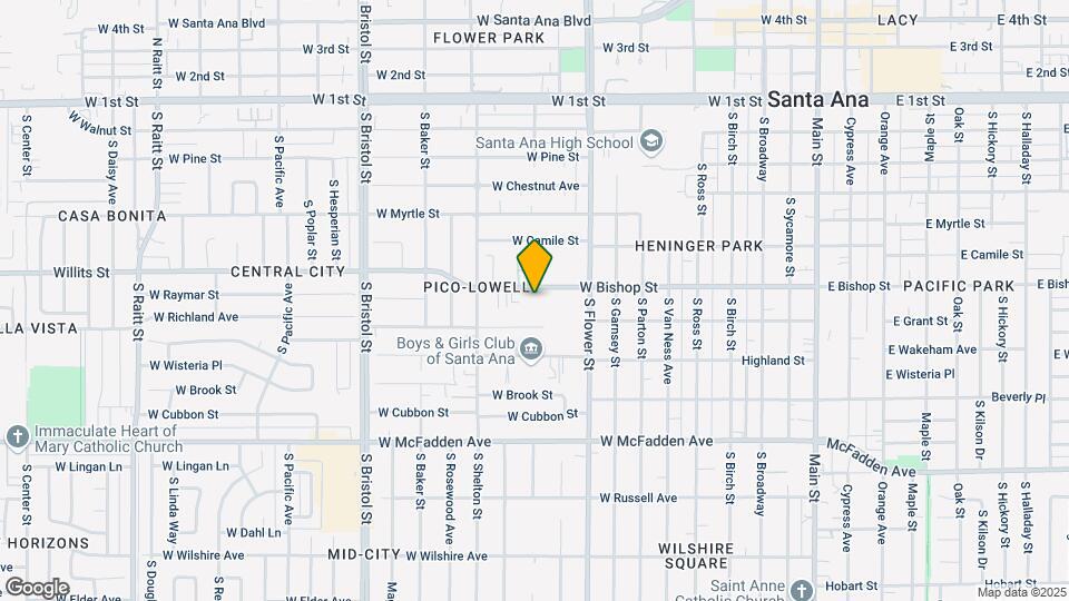 950 W Bishop St Mapa y Detalles de la Ubicación