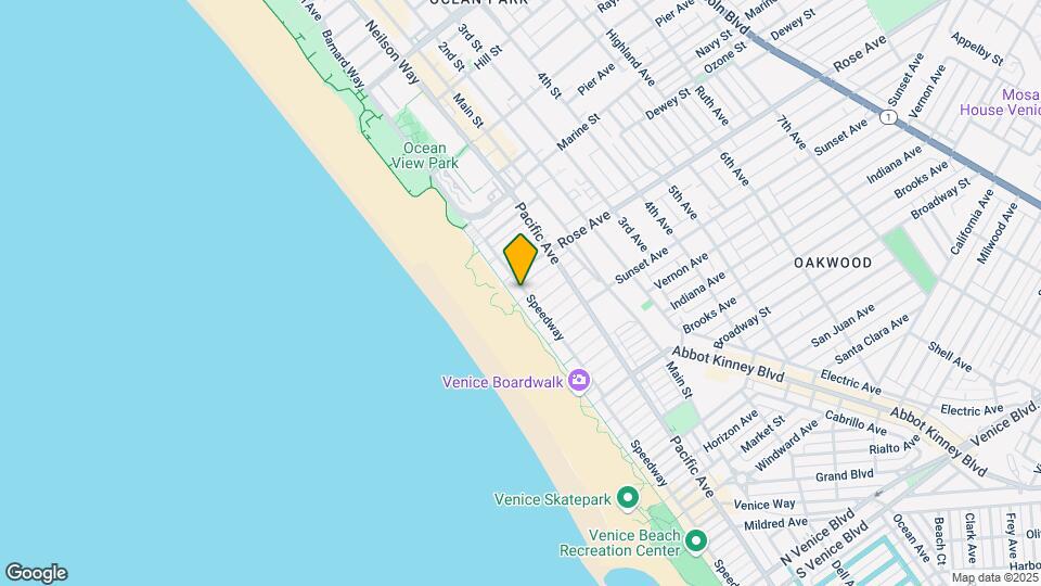 319 Ocean Front Walk Map and Location Details