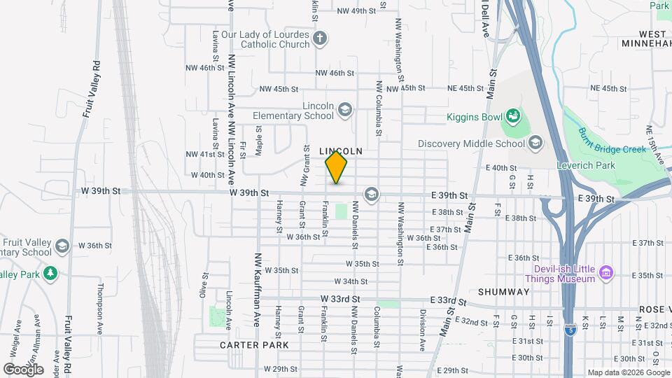 506 W 39th St Map and Location Details