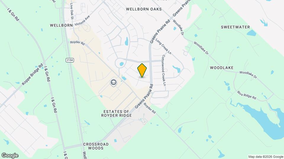 15623 Shady Brook Ln Map and Location Details