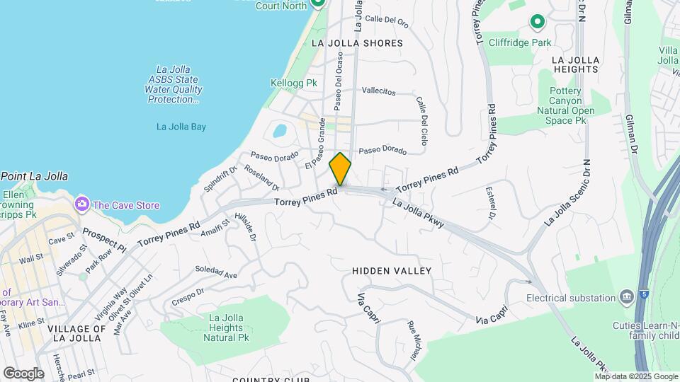 2141 Torrey Pines Rd Mapa y Detalles de la Ubicación